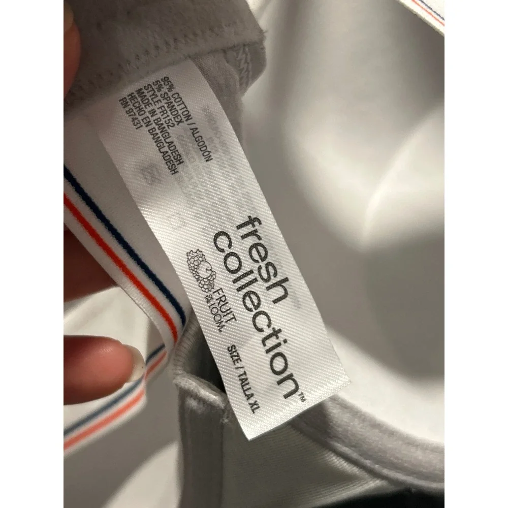 Fruit of the Loom Fresh Collection Bra XL Grey Underwire Cotton Demi Push Up - Picture 5 of 6